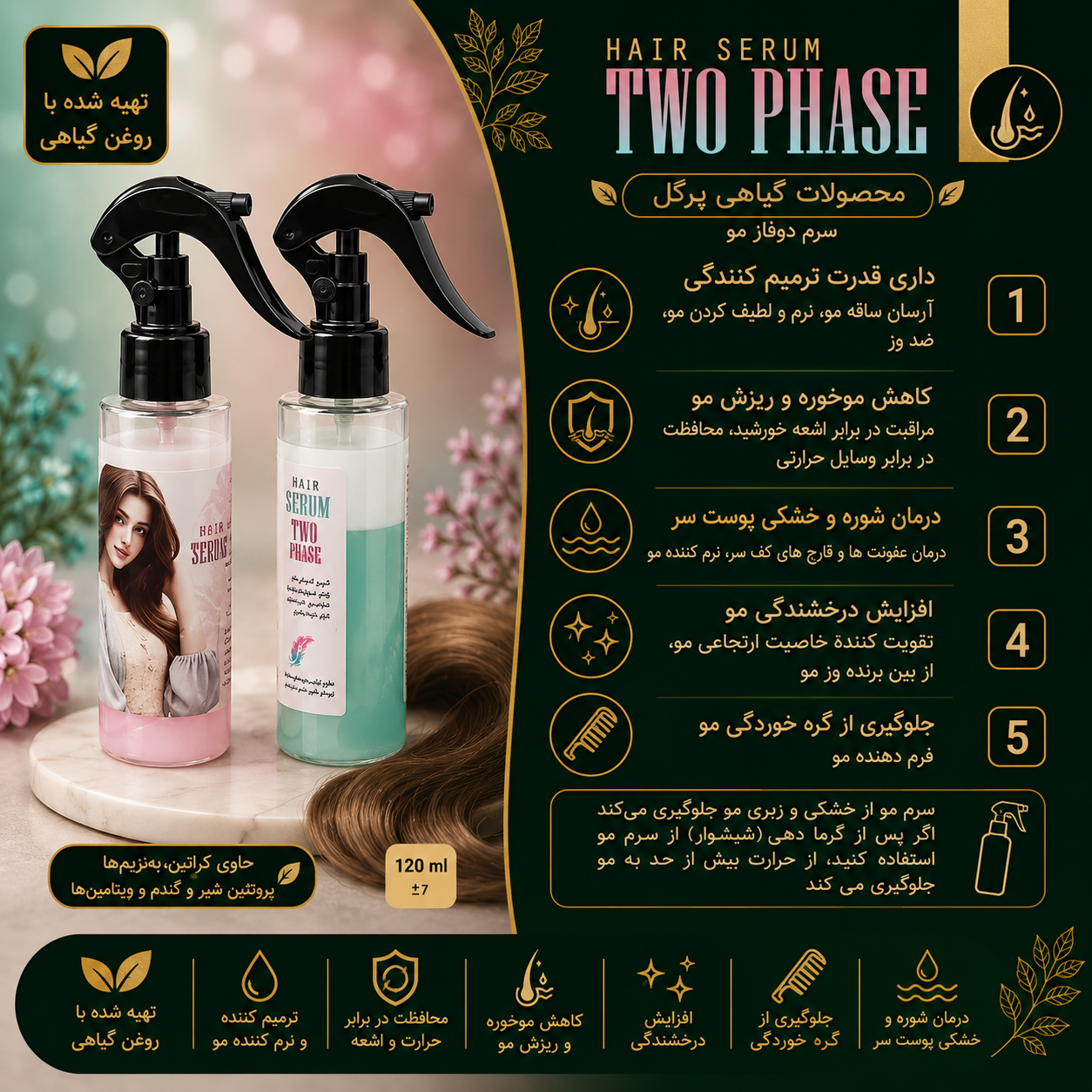 سرم مو دوفاز پرگل
