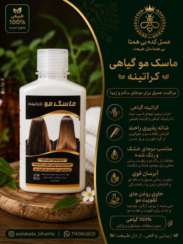 ماسک مو کراتینه